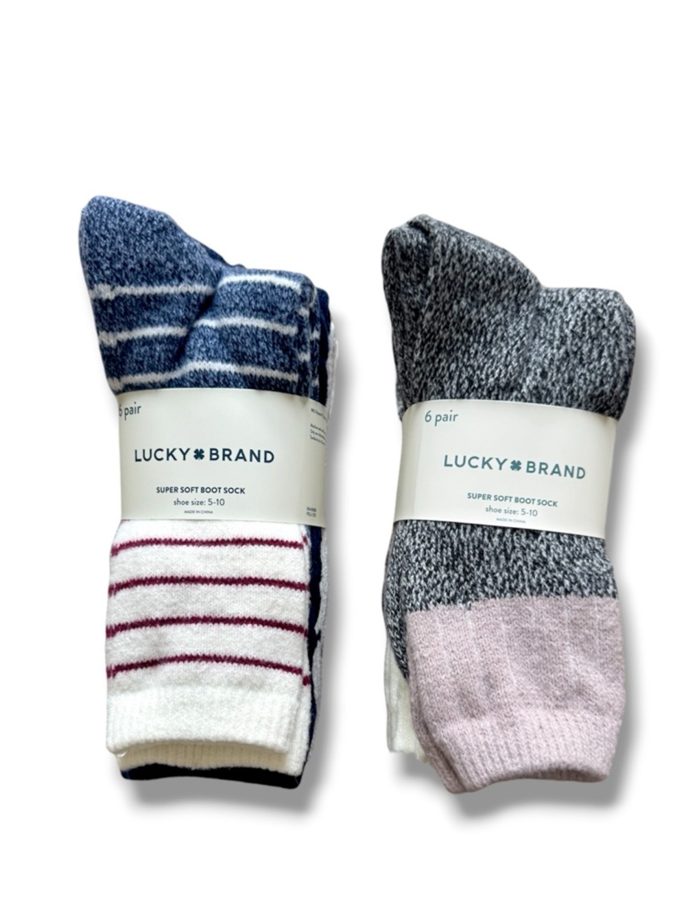 Lucky Brand 12 Pair Boot Socks